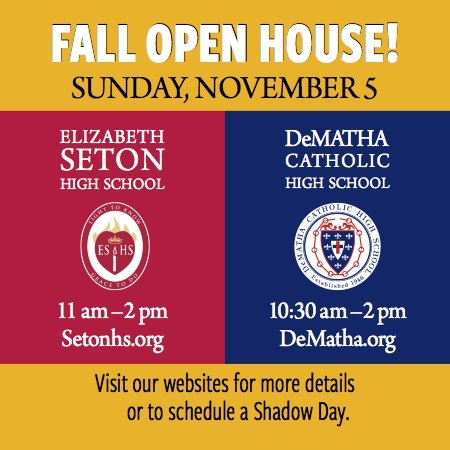 ElizabethSeton's tweet photo. Our families receive a tuition reduction if a daughter attends Seton and a son attends DeMatha during the same academic years. #SETonSeton https://t.co/BUjVmVXexK