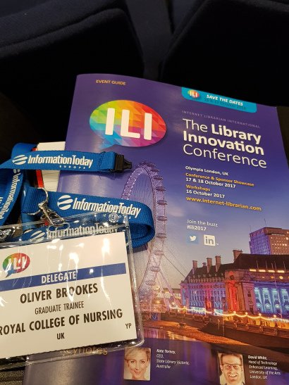 RCNLibraries's tweet photo. NEW blog post! Read all about Oliver's adventures at the Internet Librarian International event last week: https://t.co/TvrCV4fQ7H #ILI2017🌍 https://t.co/2o6JrG3Ovm