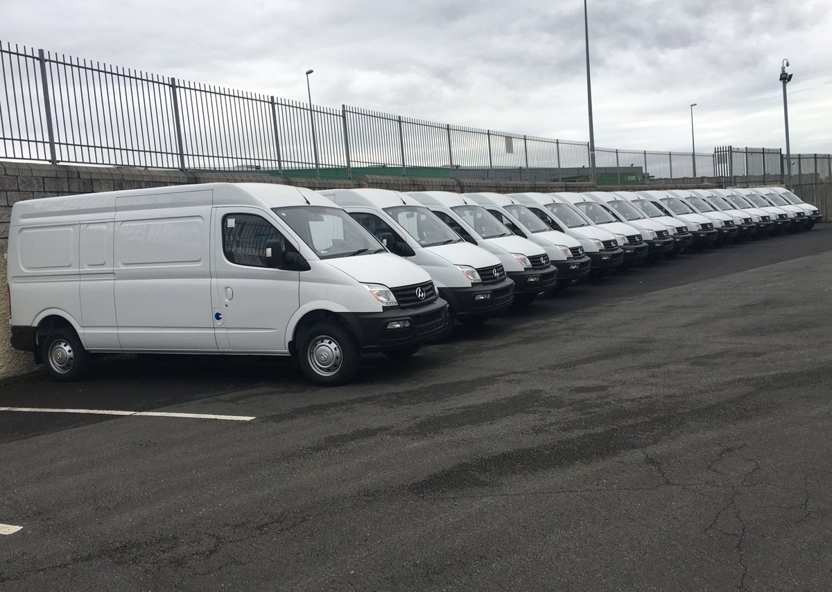 The #EV80 family have arrived at Harris head office, #EV #LDVEV80 for more information on the vehicles go to myldv.co.uk