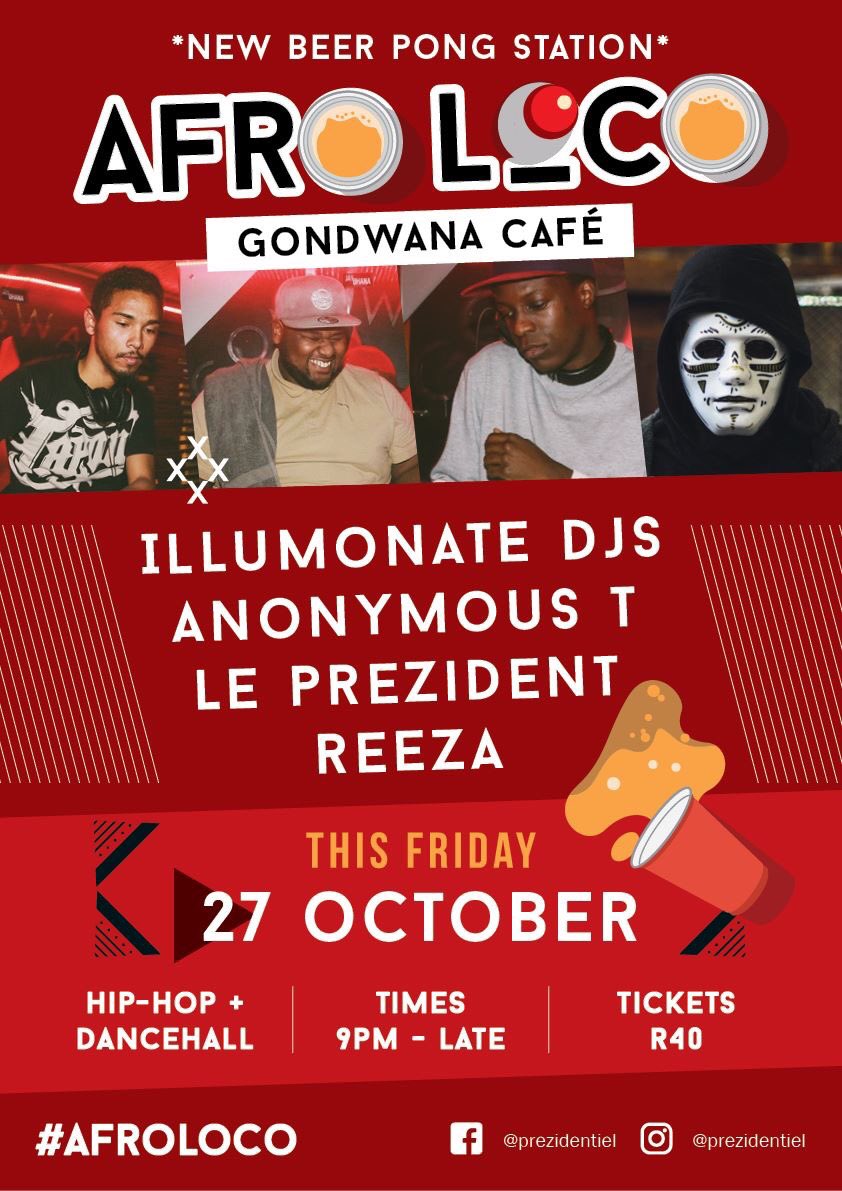 Prezidentiel's tweet photo. This Friday #AFROLOCO
PS: Beer Pong 😁 https://t.co/eoZ8RVKUKm