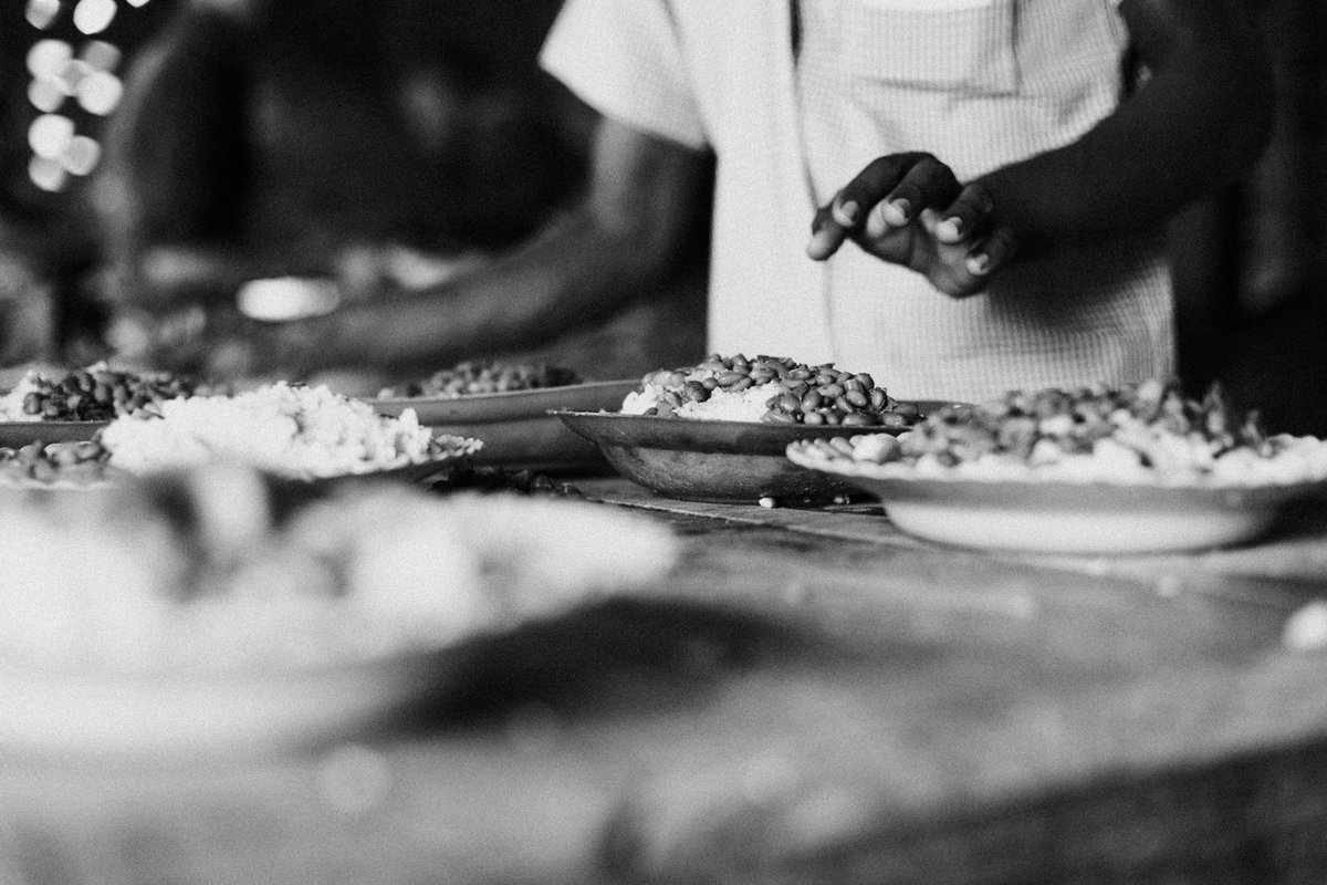 Yummy rice, beans, soy and protein! Hot and ready to eat!