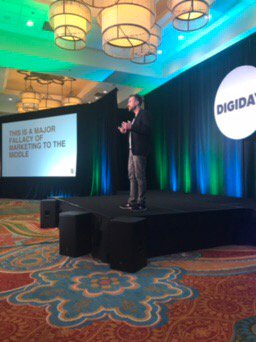 HollieRapello's tweet photo. “Our clients are not paying us to misunderstand 92% of Americans” #digidayagency @BaileyLauerman Greg Andersen https://t.co/YeD6lQhmw7