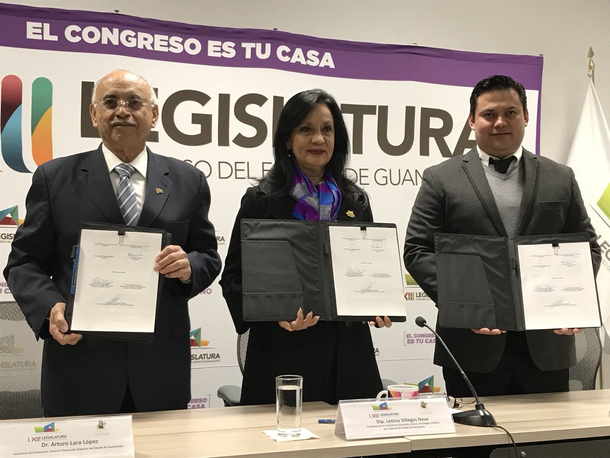 CongresoGto's tweet photo. En estos momentos formalizamos relación de colaboración con @sicesgto #CulturaLegislativa #GtoInnova https://t.co/Q6A7jgXrH0