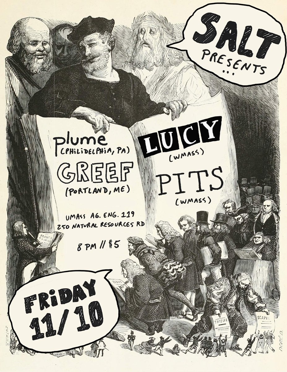 saltumass's tweet photo. Coming up Nov. 10th! Plume is touring on the release of their debut EP and Greef comes down because we asked them nicely. https://t.co/wgHzwQic4f