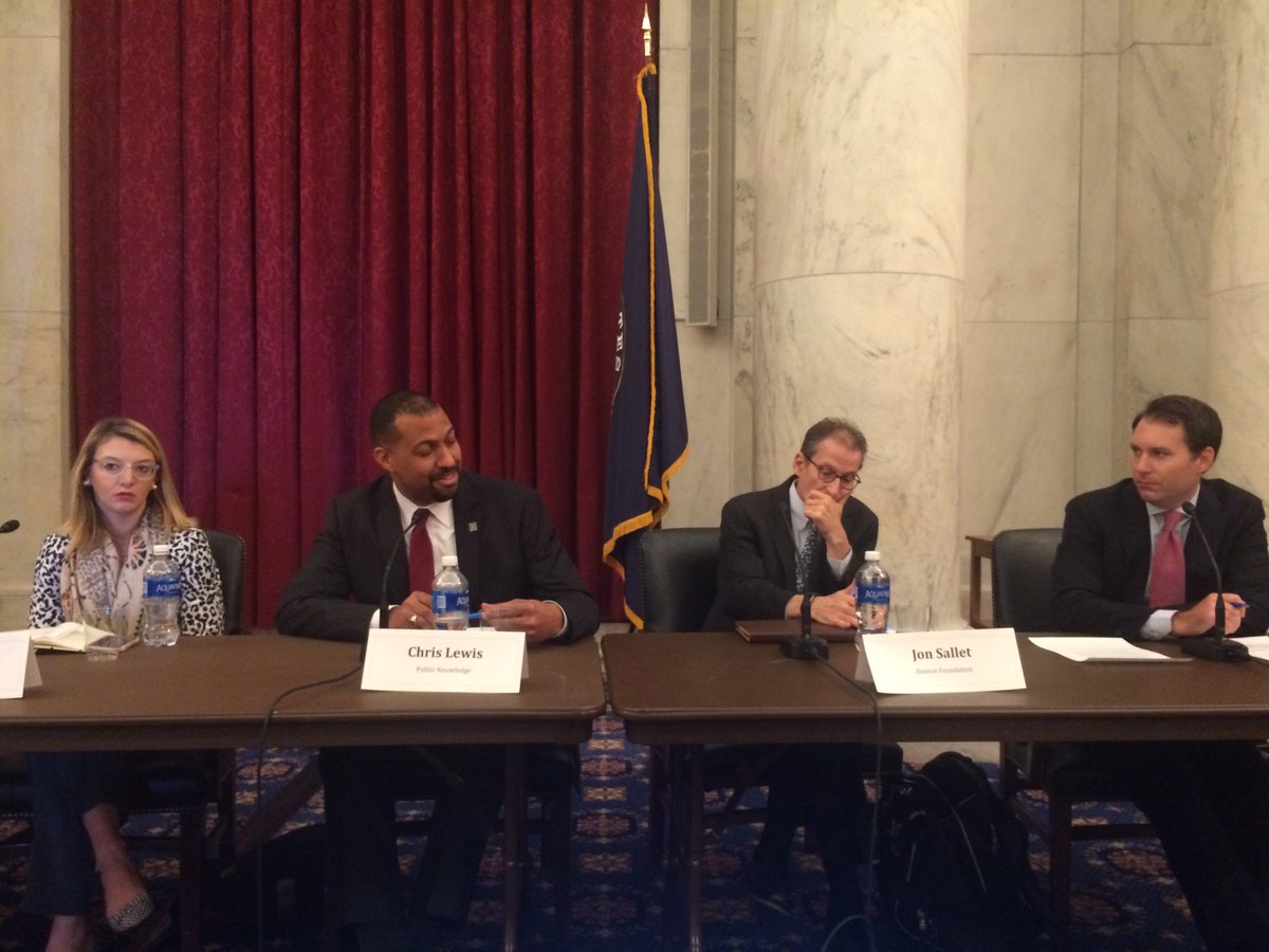 publicknowledge's tweet photo. Thank you @ChipPickering, @jonsallet, @nartech, @lculbs, and @rachelwolbers for being part of our panel today on #FCCRules & #NetNeutrality! https://t.co/xtxfnoySoJ