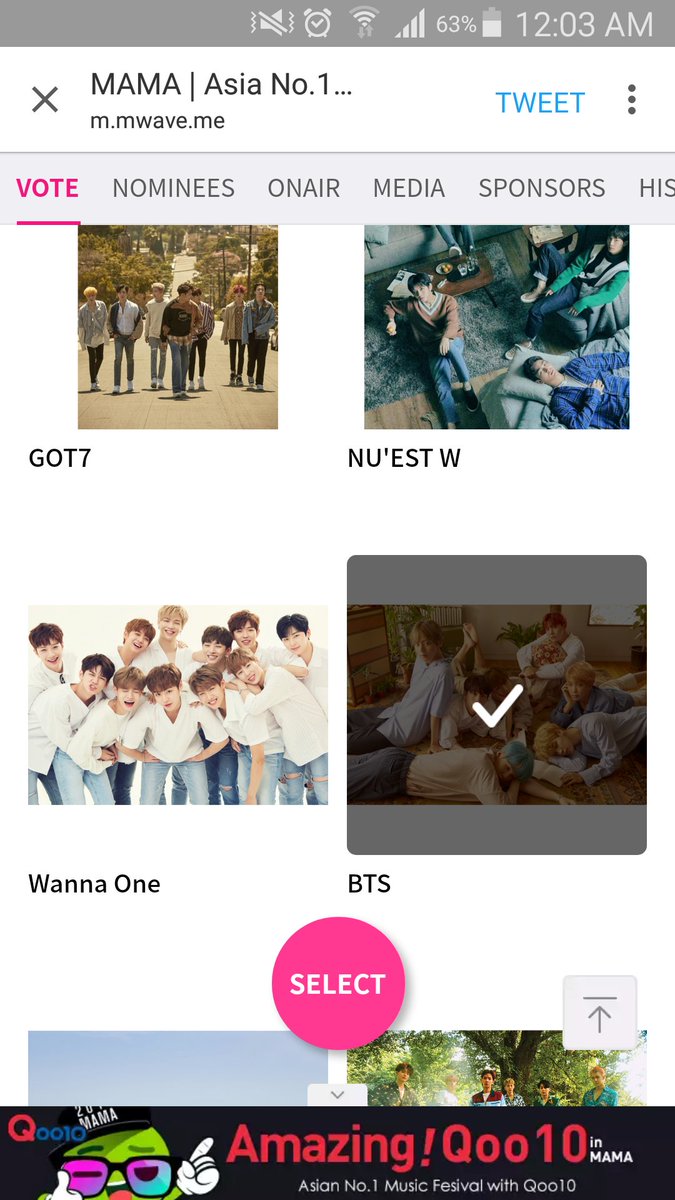 For <a href="/BTS_twt/">방탄소년단</a>  #BTS_MAMA_VOTE