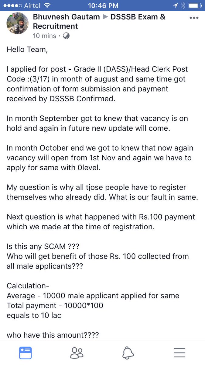 Bhuvnes97136003's tweet photo. Can any one help or answer me ??
#arvindkejriwal   #delhisubordinateservicesslectionboard # https://t.co/M79zSqrbR3