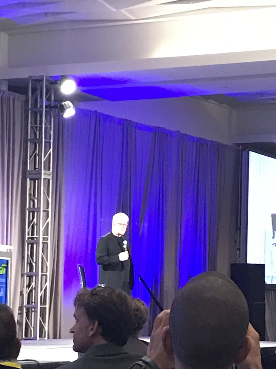 klychock's tweet photo. Opening keynote speaker with @SirKenRobinson #edpsaces https://t.co/slUPgHHCWM