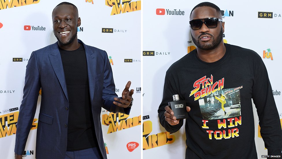 BBCNewsbeat's tweet photo. Lethal Bizzle, Stormzy and Charlie Sloth were among the winners at the @GRMDAILY awards https://t.co/AMoQR6ipKA https://t.co/JumqnKBrzN