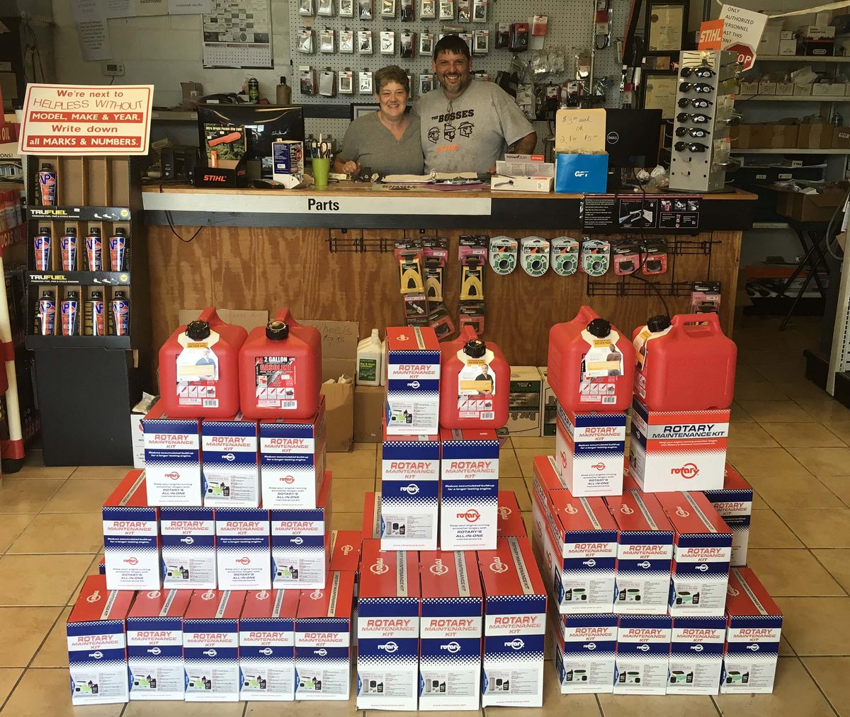 RotaryCorp's tweet photo. It's a family affair at Tri-County OPE with Randy and his wife Laura, Rotary customers since April 2011.
#RotaryCorp
#RotaryMaintenanceKits https://t.co/cGqVGULmuP