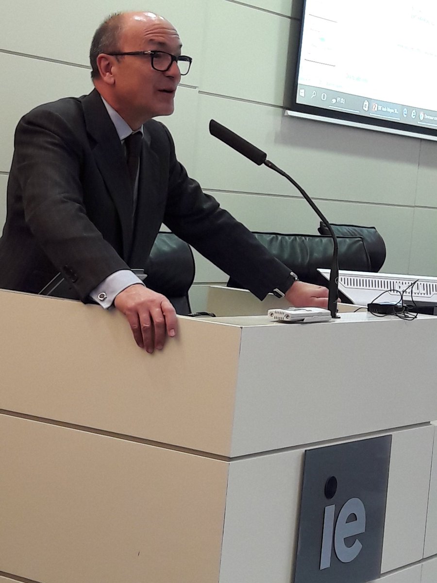 GeoffroyGerard's tweet photo. "You're called to be the architect of the future responsible societies and businesses" @SantiagoIniguez President of @IEuniversity to #IESRF https://t.co/jJgrk9rU2z