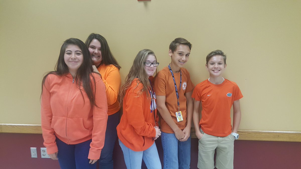ITMSMUSTANGS's tweet photo. Mustangs sporting their orange for Unity Day Against Bullying!!
#unityday2017
#itmspride https://t.co/3LaDQFXWTy