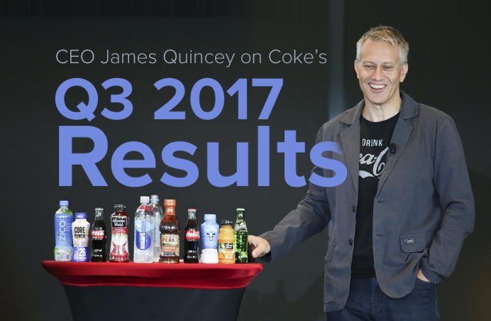 CocaColaCo's tweet photo. We asked President and CEO James Quincey for more perspective on $KO results from the quarter and the year, to date: https://t.co/eRuPWjSEiw https://t.co/7tzZlHtX4b