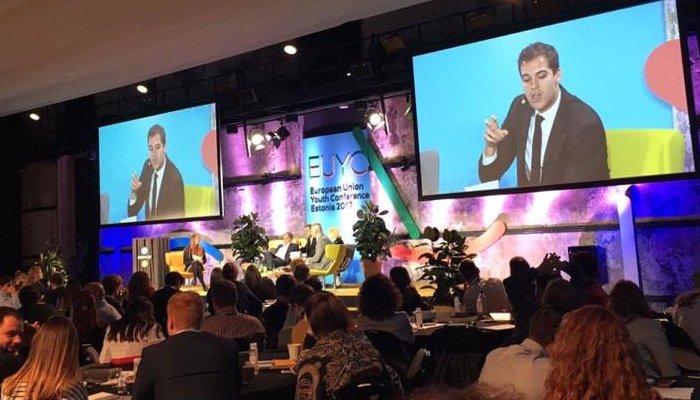 Prima Conferenza Europea della Gioventù del VI Ciclo del Dialogo Strutturato a Tallin, in Estonia. goo.gl/sJavph