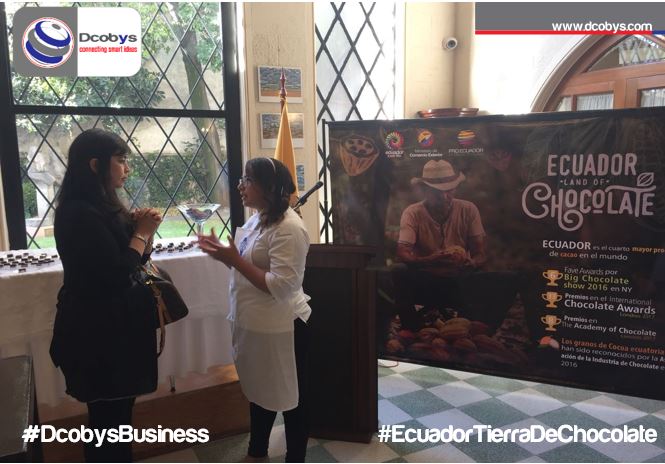 DcobysSM's tweet photo. Cata Gourmet de Chocolate 2017 #EcuadorTierraDeChocolate #México #Ecuador #DcobysBusiness #Chocolate @Canainpa_Asem @proecuador_mex https://t.co/khbfnGJVbD