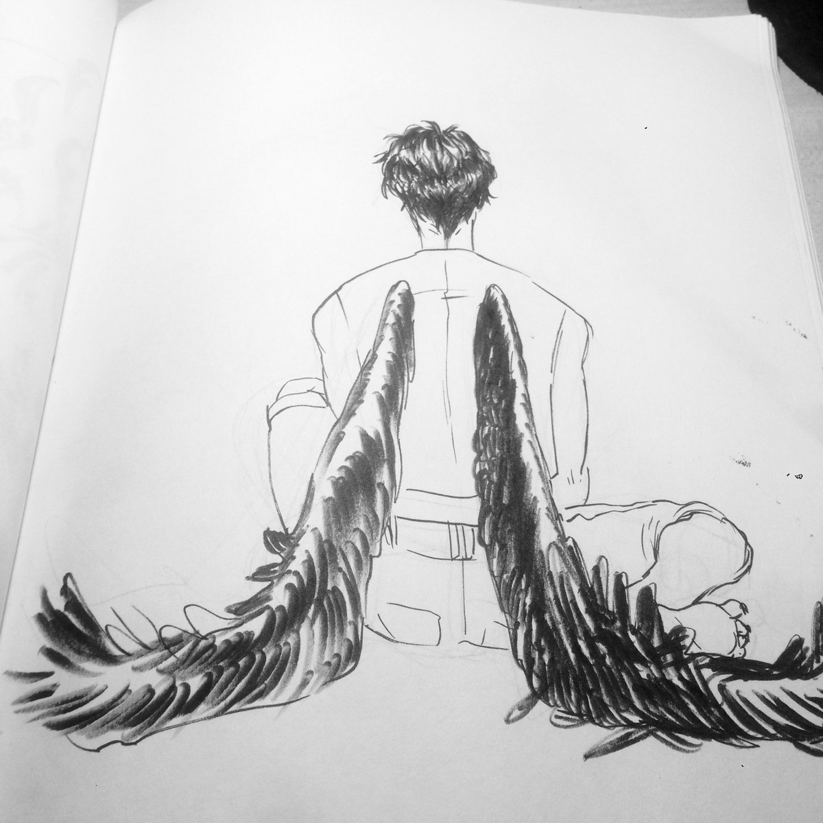 Solike 8 more drawings till I catch up, cool ?#inktober 