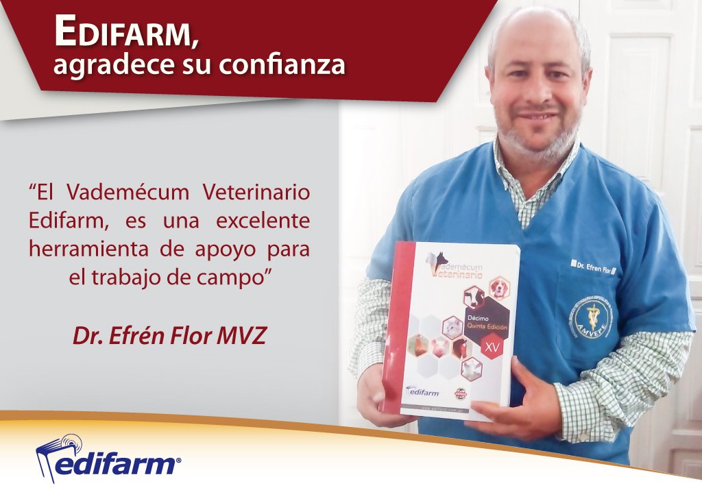 Edifarm_Ecuador's tweet photo. ¡No esperes más y adquiere tu Vademécum 📕Veterinario 2017! 😀😀😀 Dr. Efrén Flor #Edifarm, #Veterinarios,#AMVEPE https://t.co/2pygSYe00d