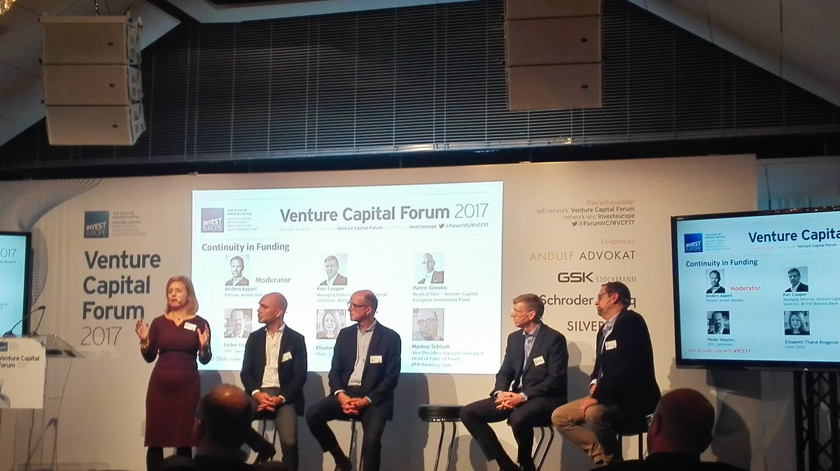 CDrinkwaterEU's tweet photo. What are the strings attached with #VC funding? Our panel discusses @ForumVC #VCForum2017 https://t.co/eGH4f3qpRX