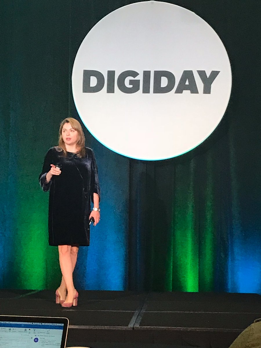 LaurieDerous's tweet photo. .@kaplowcomm's Chief Strategy Officer, @randiliodice, discussed ways to keep the human touch in #digital #storytelling. #DigidayAgency https://t.co/5kAelLbelP