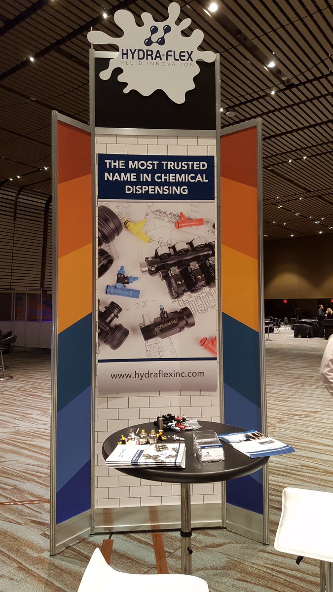 HydraFlexInc's tweet photo. HFI is at Splash! in NOLA! Stop by our kiosk to learn more about our newest developments in chemical dispensing. @CarWashOrg #Splash2017 https://t.co/XynRYEAAgQ