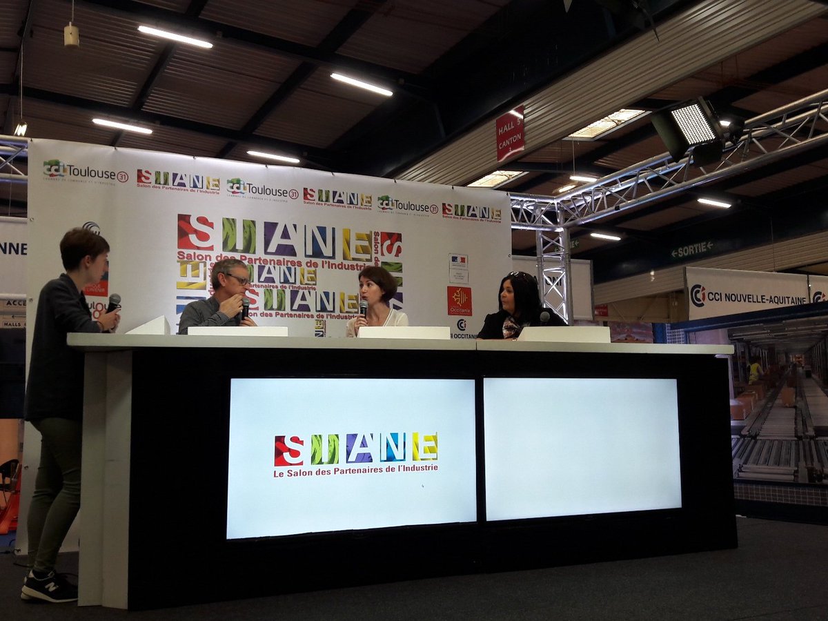 VPertusot's tweet image. .@Elisetissier enregistre une émission sur notre étude sur la #TransfoNum au #SIANE à Toulouse. Bientôt disponible...