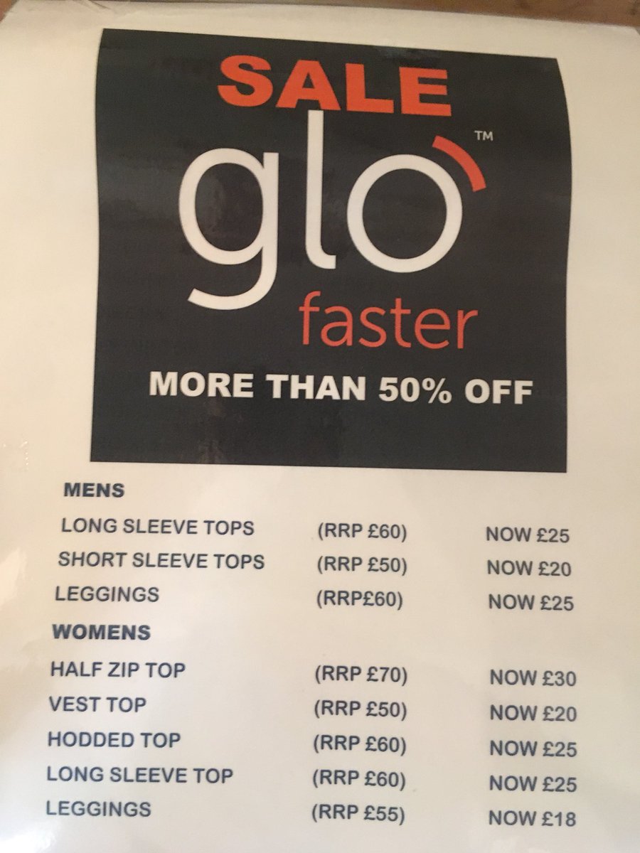 Wildssports's tweet photo. Check out our @GlowFaster items and prices. Up to 50% off!!! https://t.co/lrPiUg78N8