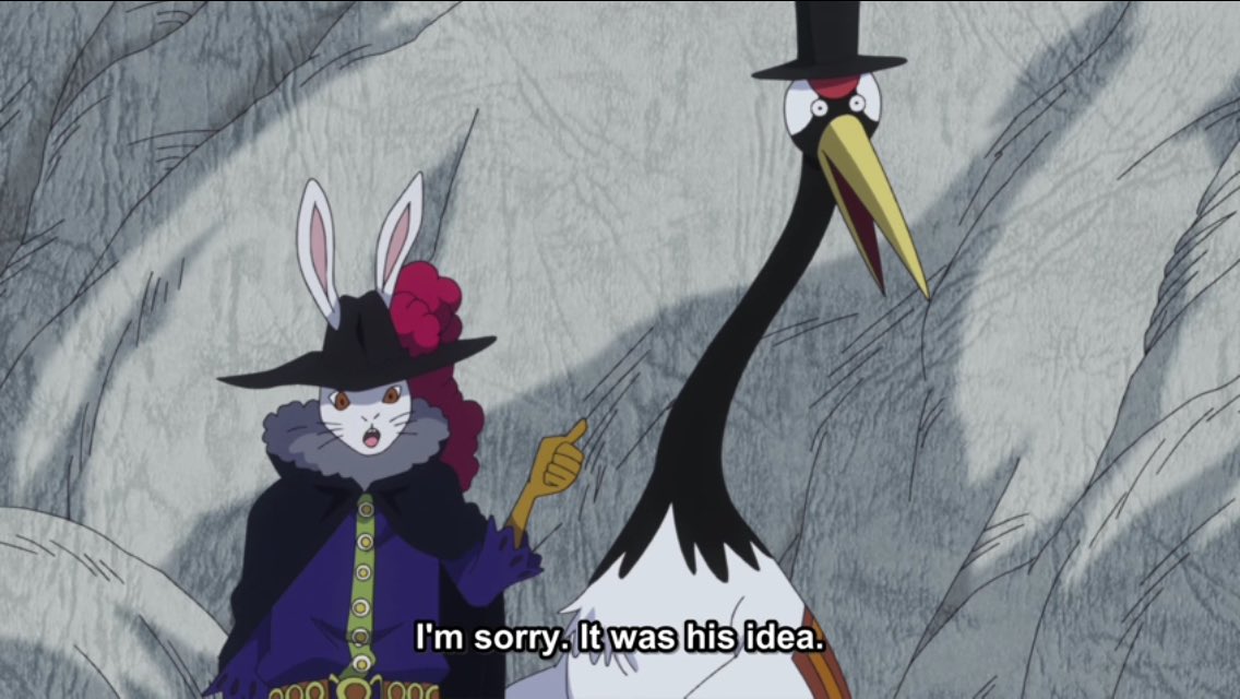 One Piece Center Randolph Claiming It Was His Crane S Idea To Ambush Luffy And Nami Onepiece One Piece Center Randolph Claiming It Was His Crane S Idea To Ambush Luffy And Nami Onepiece