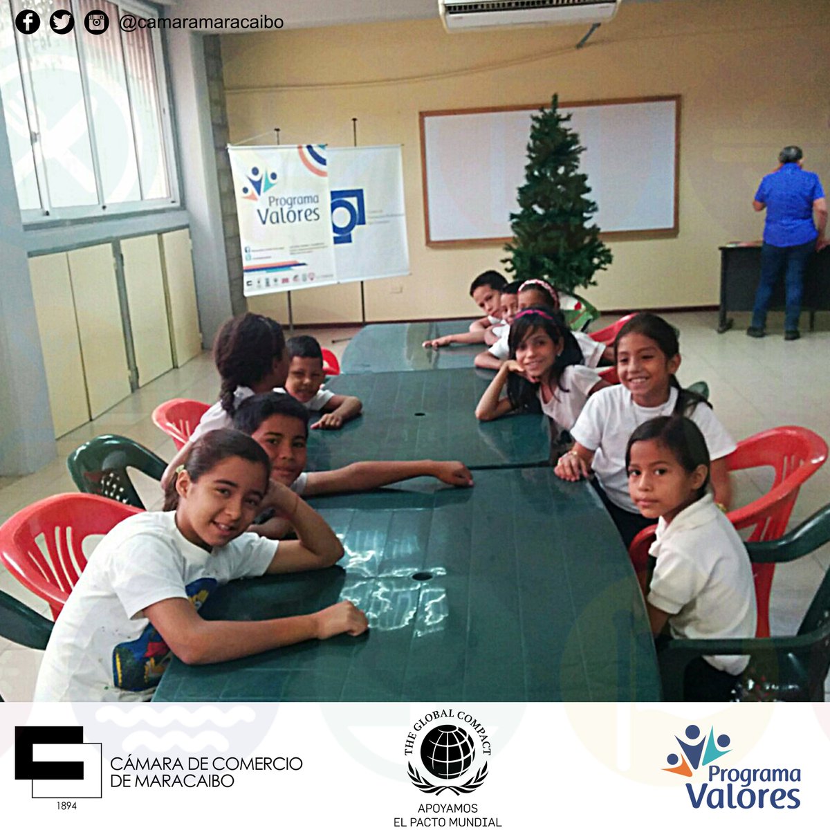 camaramaracaibo's tweet photo. #RSE Actividad "Árbol de Valores" que auspicia la CCM a través de su #ProgramaValores junto al @CFPSanFrancisco | @PactoGlobal @Onuvenezuela https://t.co/EoysFDFhsE