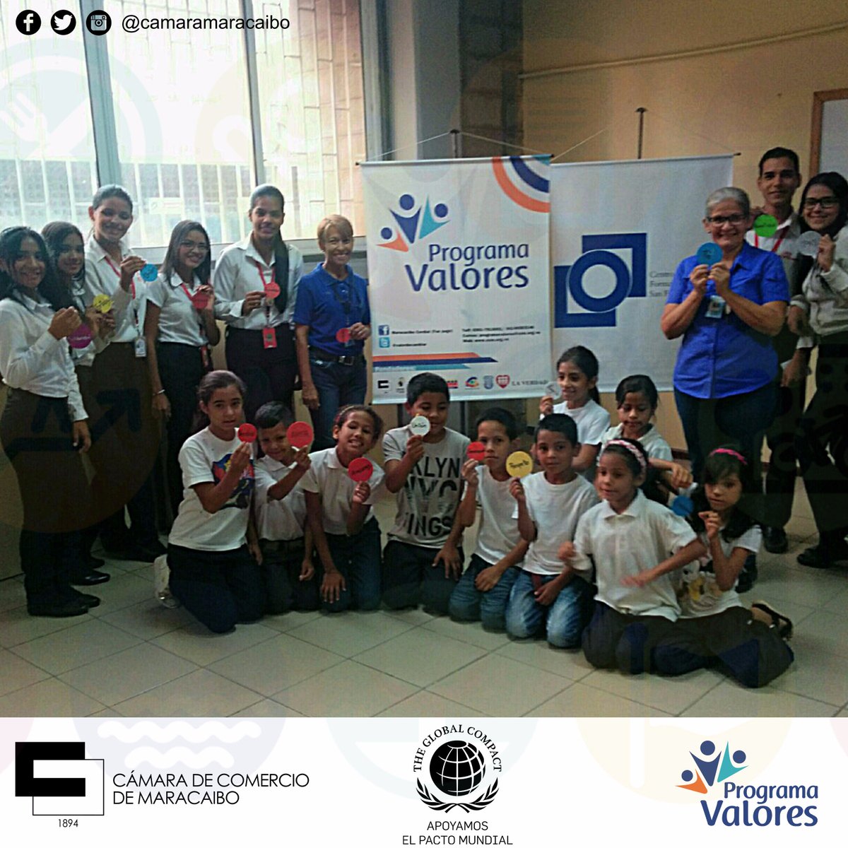 camaramaracaibo's tweet photo. #RSE Actividad "Árbol de Valores" que auspicia la CCM a través de su #ProgramaValores junto al @CFPSanFrancisco | @PactoGlobal @Onuvenezuela https://t.co/EoysFDFhsE