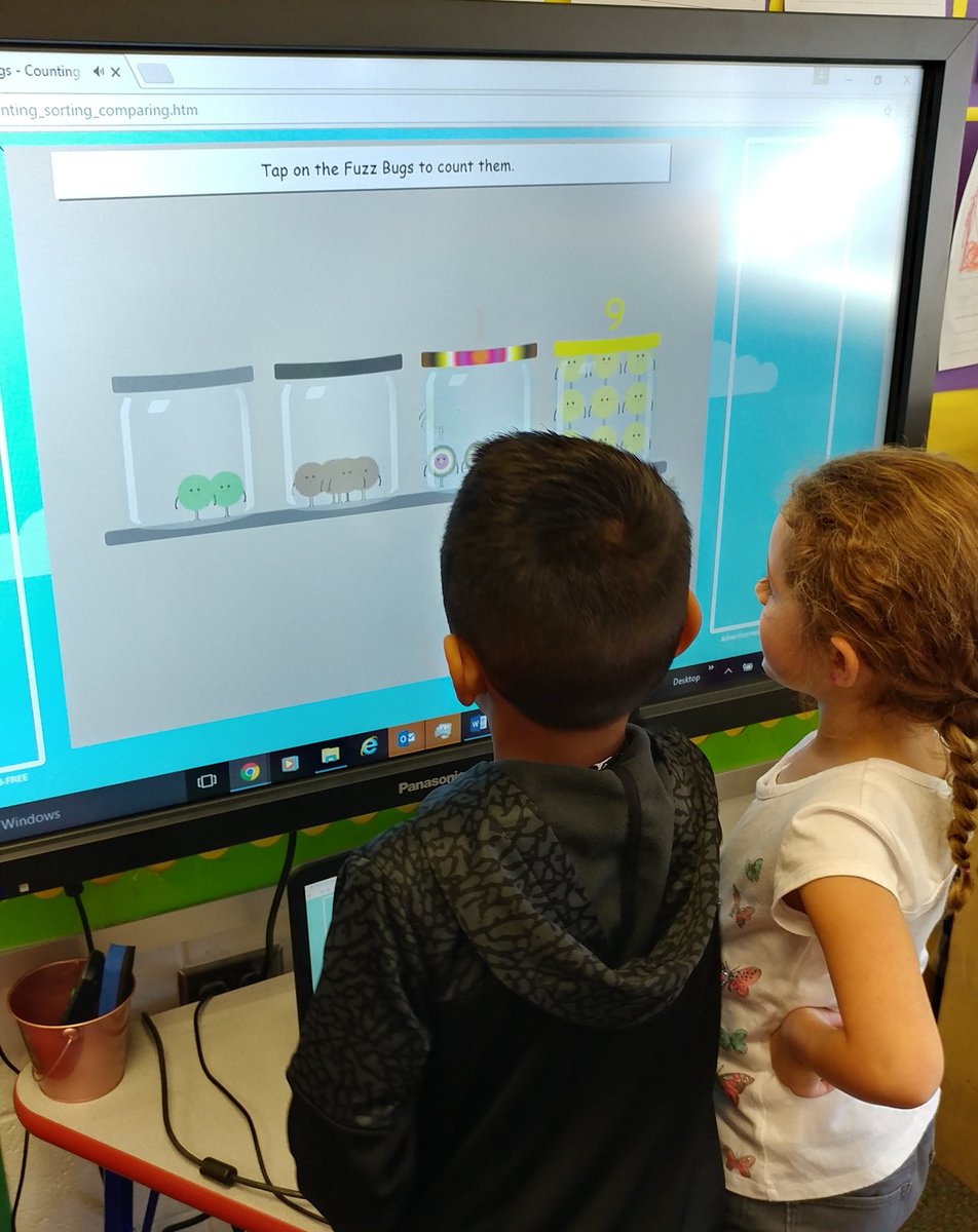edtech_bytes's tweet photo. Our littlest Bulldogs are using #ABCya to practice counting #FuzzBugs #goBulldogs https://t.co/y8tFVizouV
