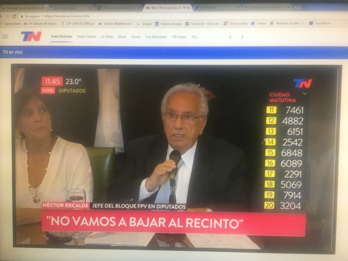mabyburgos's tweet photo. Presidente del FPV Héctor Recalde, anticipó q no bajarán al recinto, con argumentos descabellados e infundados.#BastaDeCorrupción. https://t.co/OXCsVxRXyN