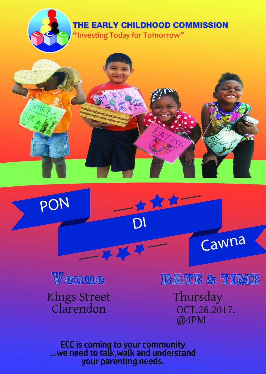 ECCJA's tweet photo. #ECCPonDiCawna #October26,2017 #KingsStreet #Clarendon #Pleaseattend @HMEReid @floydgreenja @tkmsingh @karlenedesland1 https://t.co/0sLQYwNws1