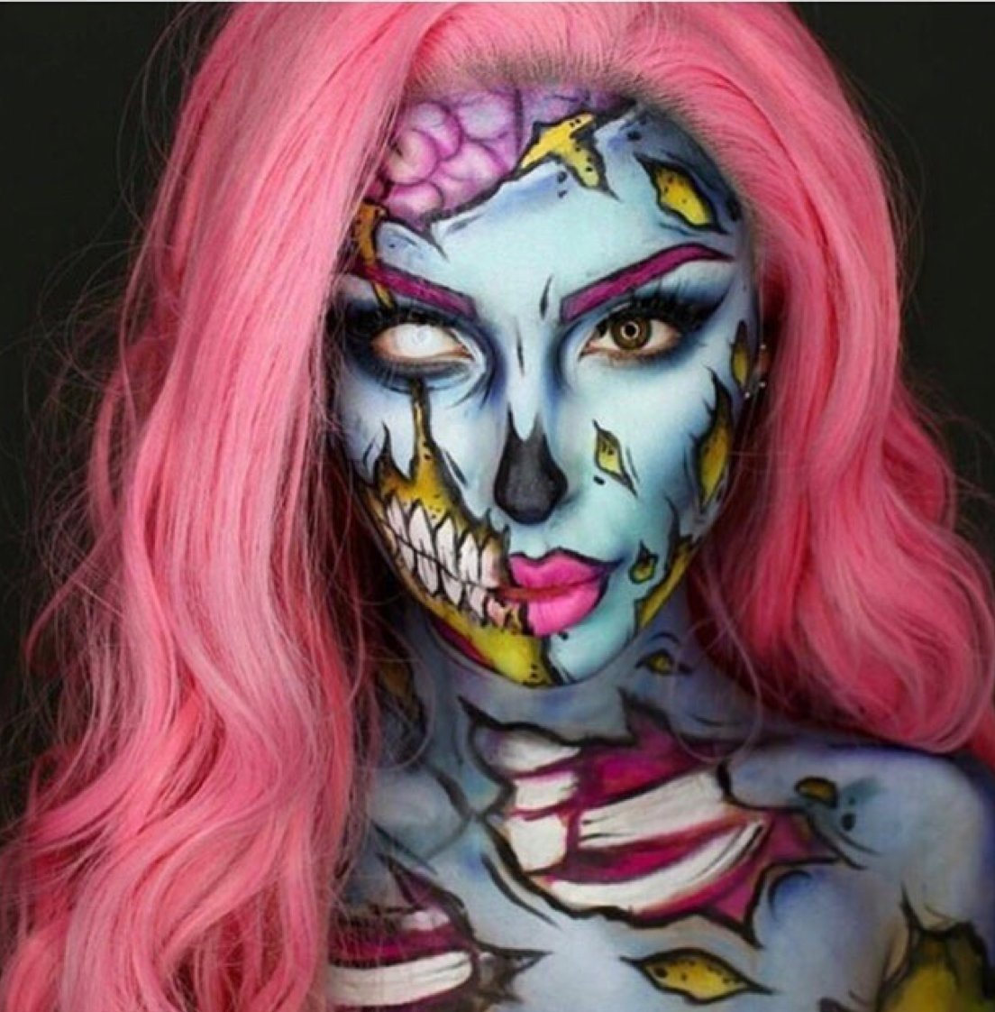 Zombie Pop Art 😍
Seriously One Of Our Favs 😻🎃
Steal The Look Using Products Sold @frendsbeauty 💕
📸 @ellie35x