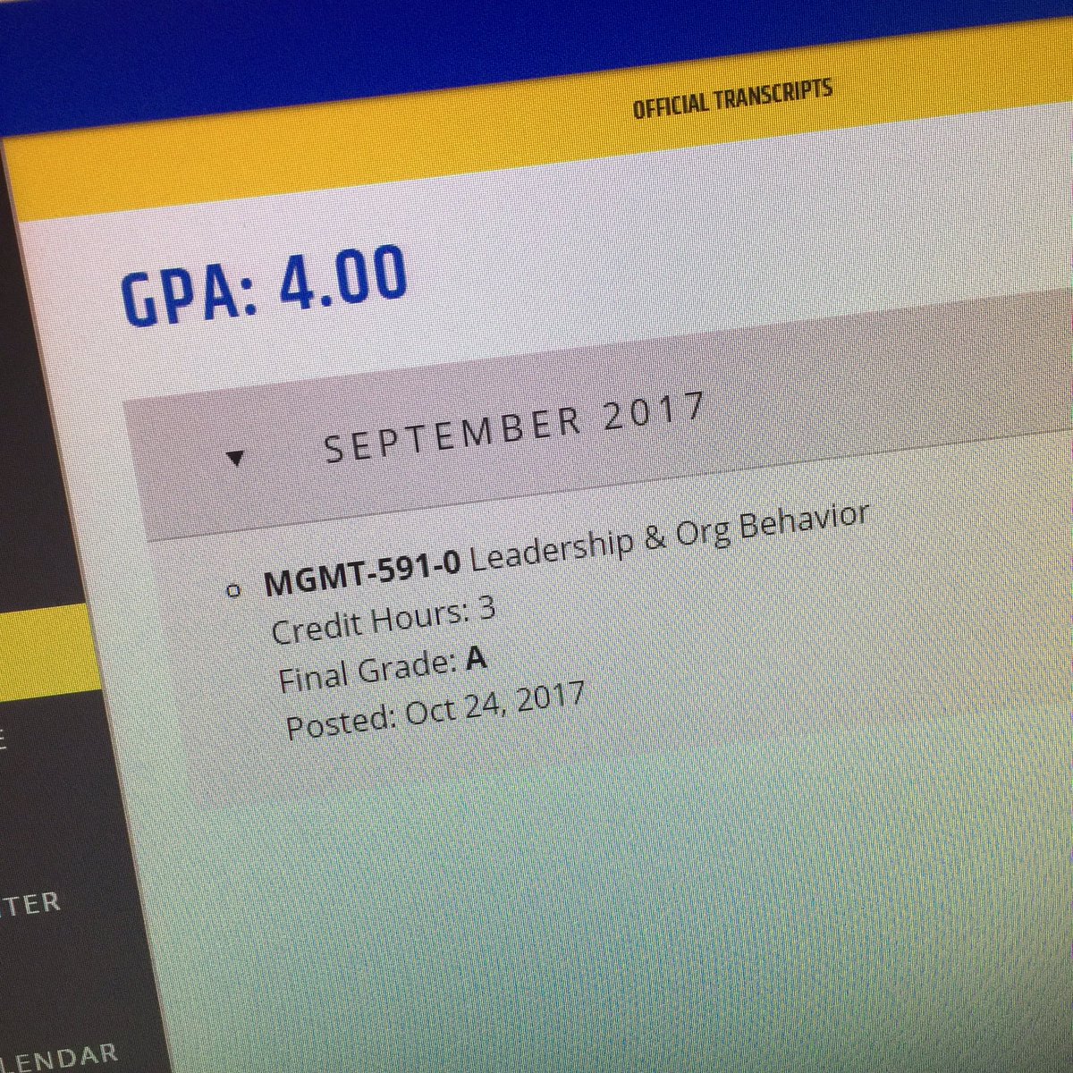 StefanieJ_PWBA's tweet photo. One class down.... 9 more to go 👊🏼💪🏼 #KellerGraduateSchool #HRManagement #SecondMastersDegree #PlanForTheFuture #TeamUSAperk @devryuniv https://t.co/Msy60Fnpae