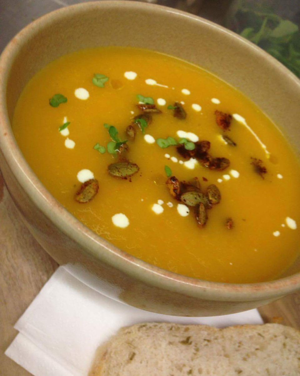 This week’s homemade soup is Carrot, butternut squash &amp; pumpkin 🎃 #soupoftheweek #pumpkinsoup