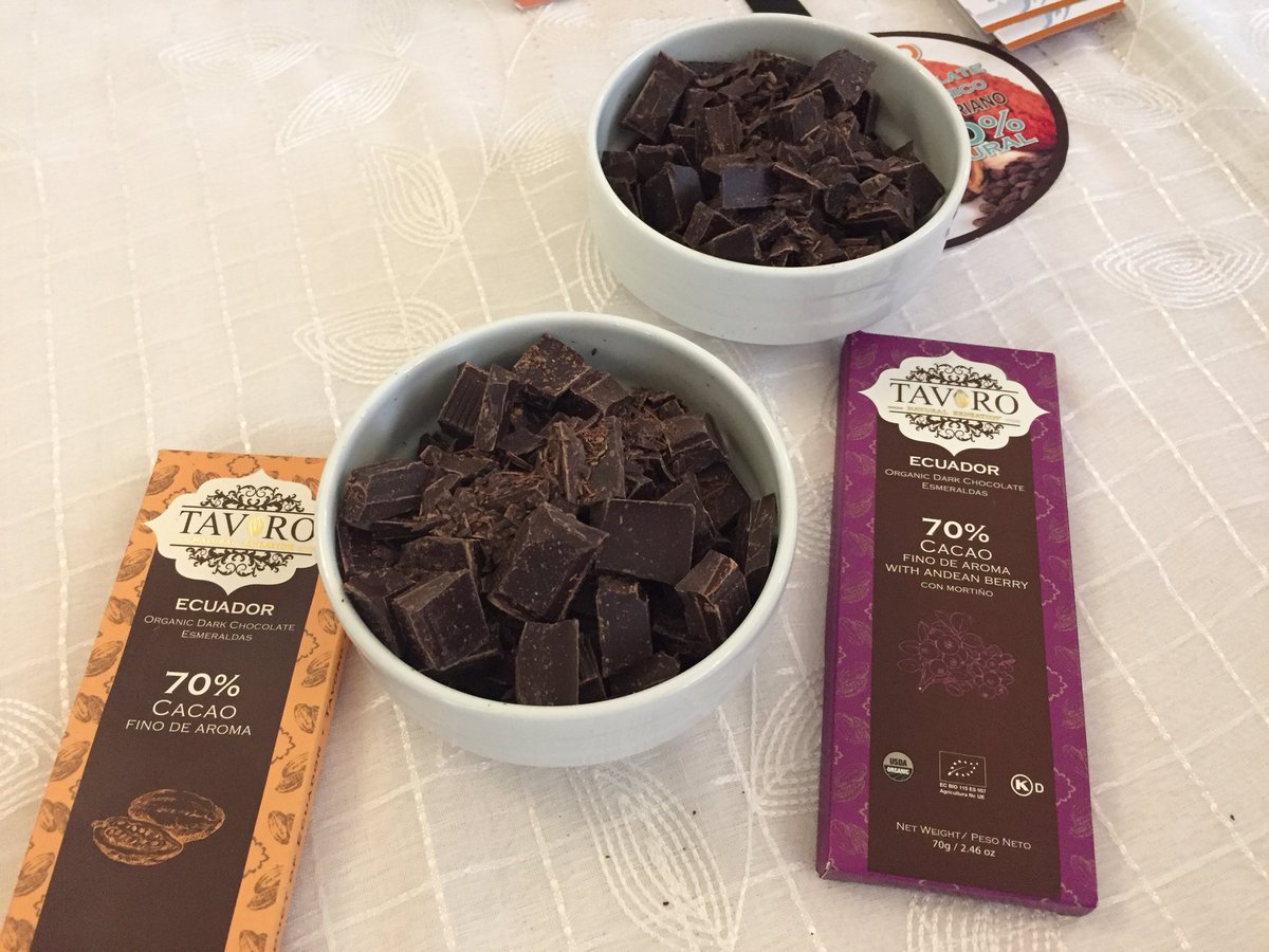 gourmetdemexico's tweet photo. La embajada de Ecuador nos recibe con una cata de chocolate @Pro_Ecuador #EcuadorTierraDeChocolate @DcobysSM #Ecuador https://t.co/osUbrWDdwI