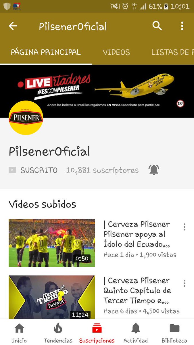 danm88's tweet photo. @PilsenerEcuador @BarcelonaSCweb @PilsenerEcuador #aBrasilConPilsener a apoyar al idolo https://t.co/REi0pJAXfh