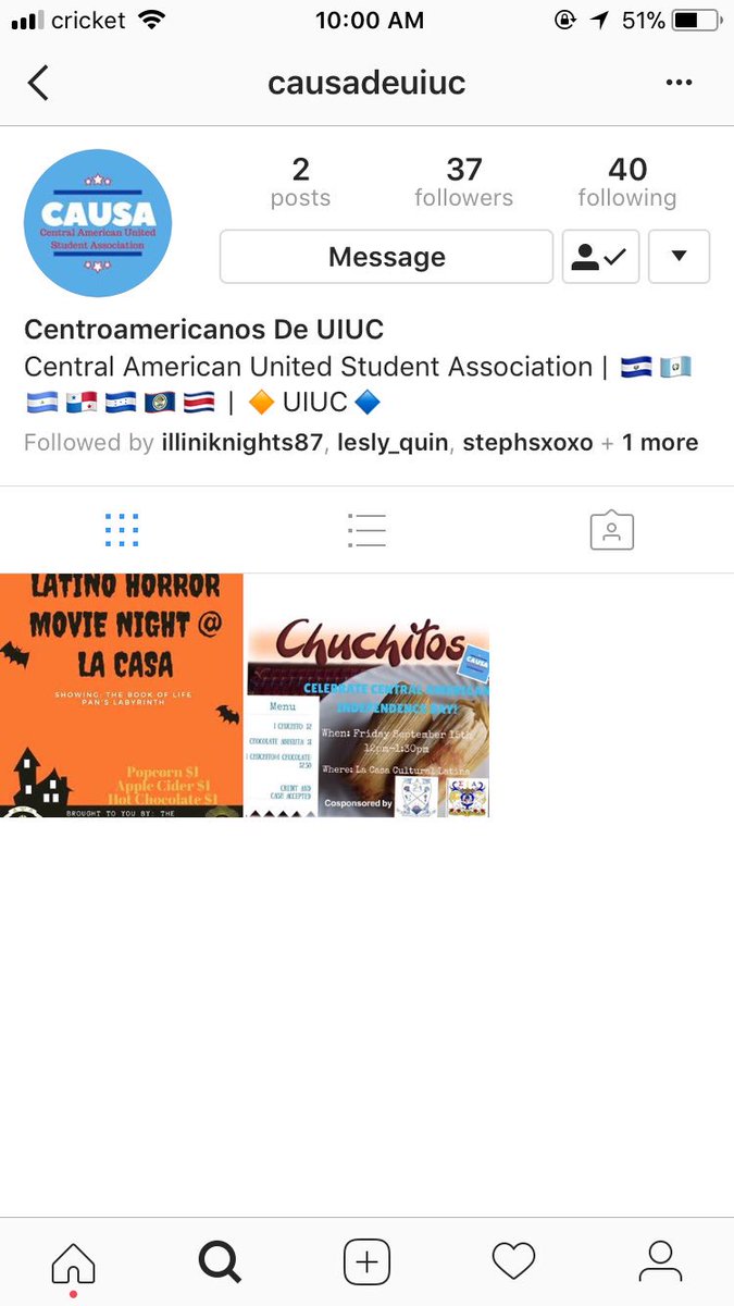 platanhoe's tweet photo. CAUSA - Central America United Student Association at UIUC has an ig would be great if ya'll would follow it! #CentralAmericanTwitter https://t.co/g4DwQx47YQ