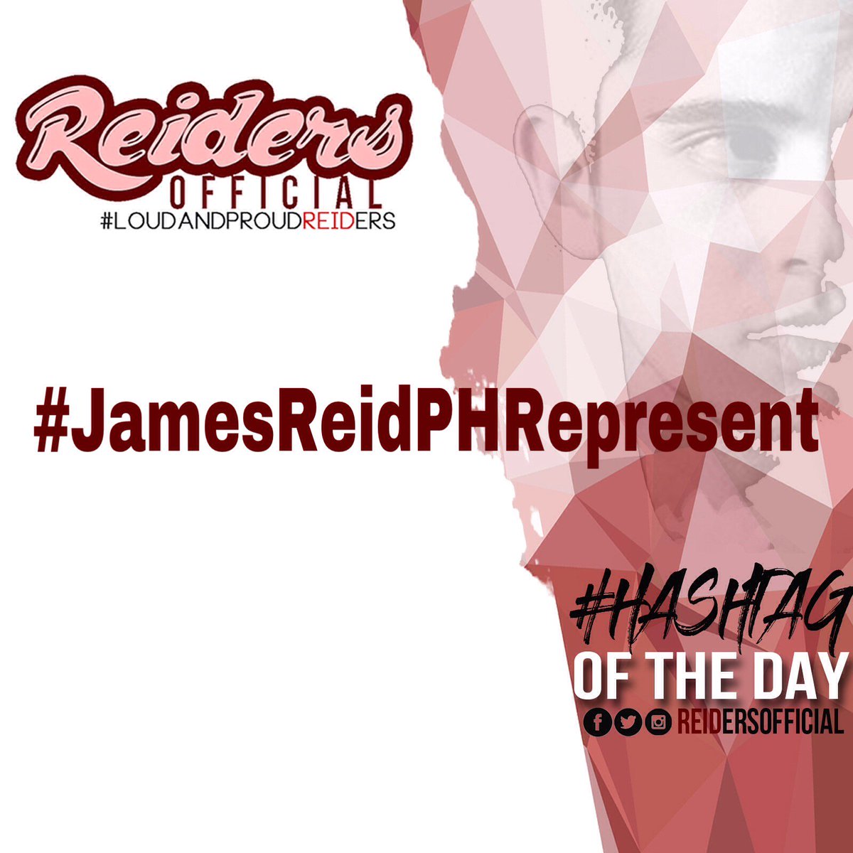 REIDersOfficial's tweet photo. Our HT today!Keep voting!

#JamesReidPHRepresent https://t.co/lBPOSCMhZw