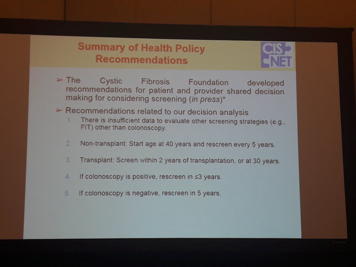 s_puntscher's tweet photo. Ann Zauber (et al.) give important recommendations to health policy on CRC screening incl. starting age and screening interval #smdm17 https://t.co/7FA9q0CD9j