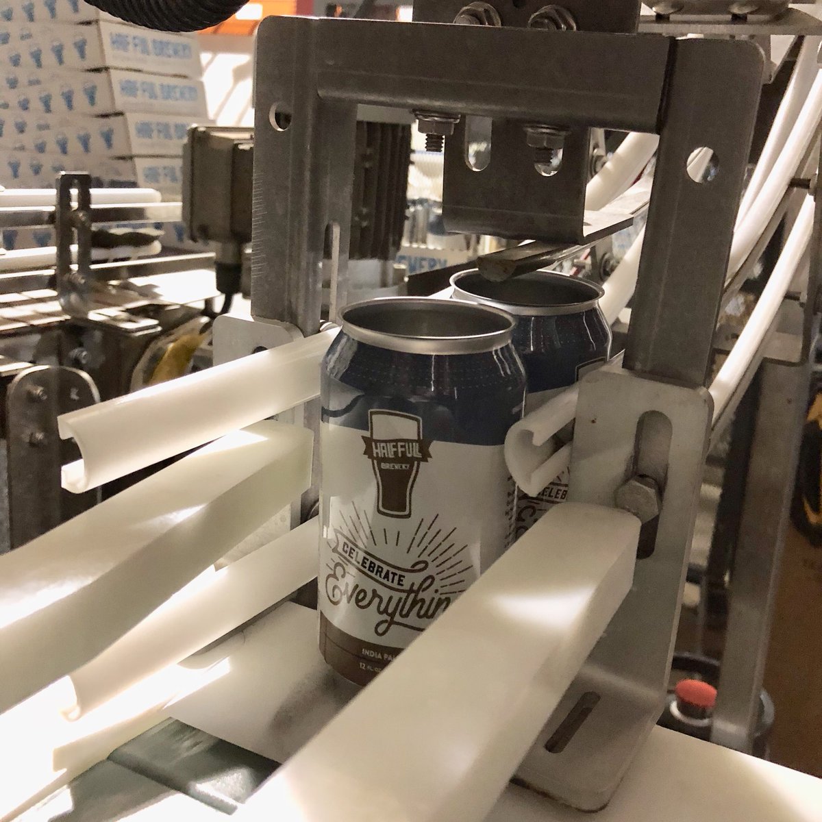 HalfFullBrewery's tweet photo. Next Friday 11/3 - Celebrate Everything IPA will be available in cans and on tap in the tasting room! #halffullbrewery #ctbeer #celebrate https://t.co/iAvzJ5vRn6
