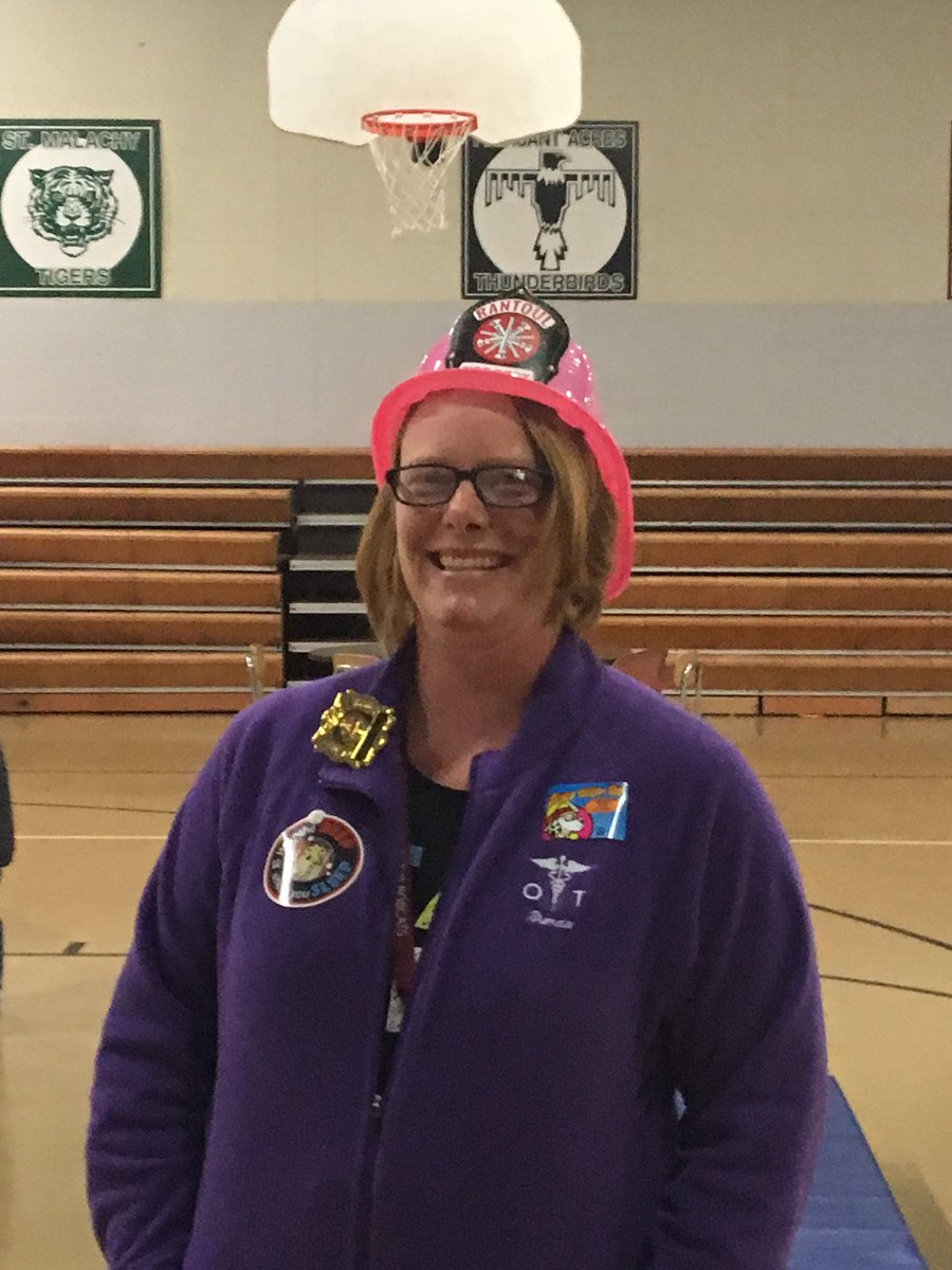RCS_Director's tweet photo. Brenda teaching kids to Stop Drop and Roll at today's PreK Safety Fair https://t.co/4kWqh5ZU5D