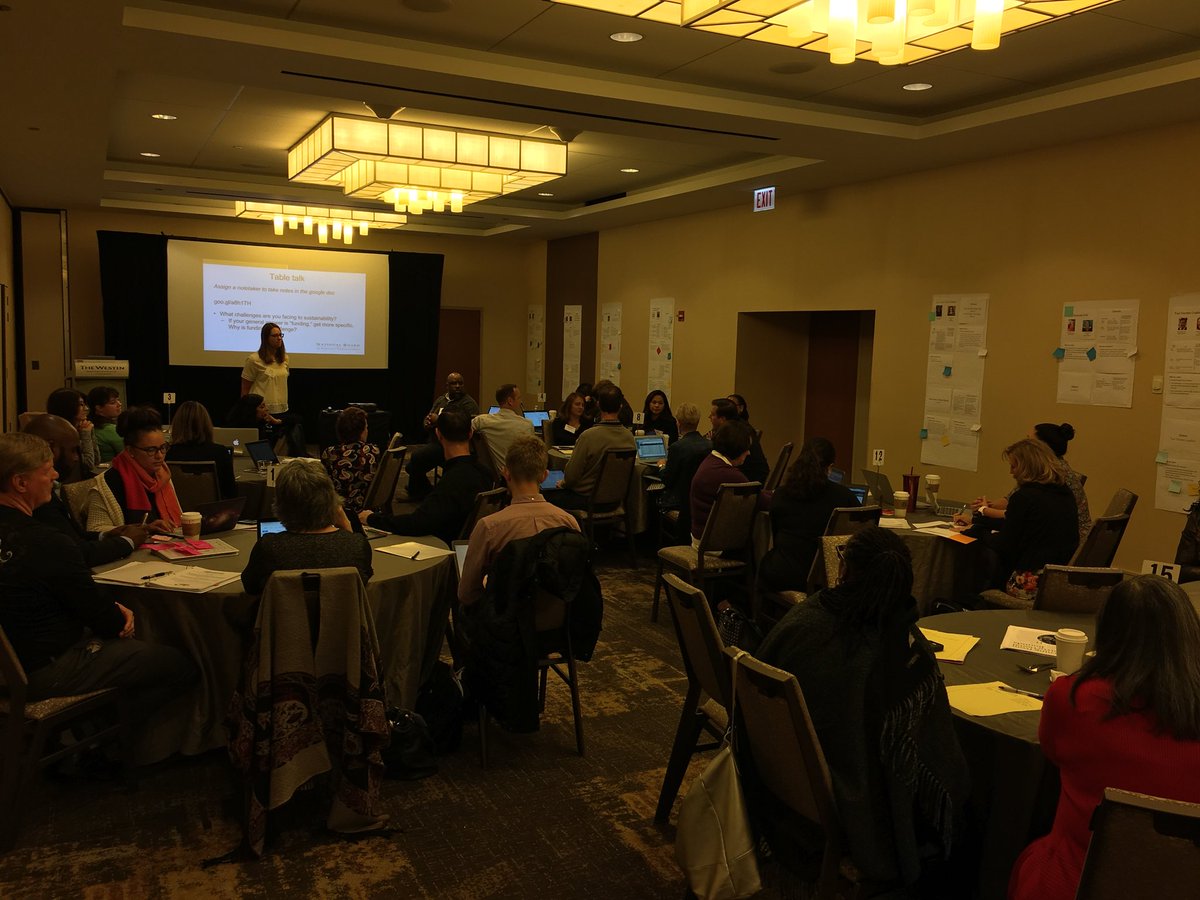 Pathways to sustainability through district policy. Heard in the room: “it’s not a funding issue, it’s a priority issue” #NT3 <a href="/sarahpinsky/">Sarah Pinsky</a>