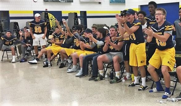 MHSAA's tweet photo. REGION REPORT: Lessons Learned, @GoodrichFootbal Laughs Last >> https://t.co/MRB9Fq78lU https://t.co/f0pyEQzWNy