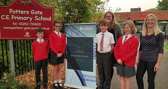 SurreyEng's tweet photo. Schoolchildren get to learn about science with Surrey thanks to Royal Society Partnership Grant https://t.co/nsZXFcHCUF https://t.co/1gPYLEcEr7