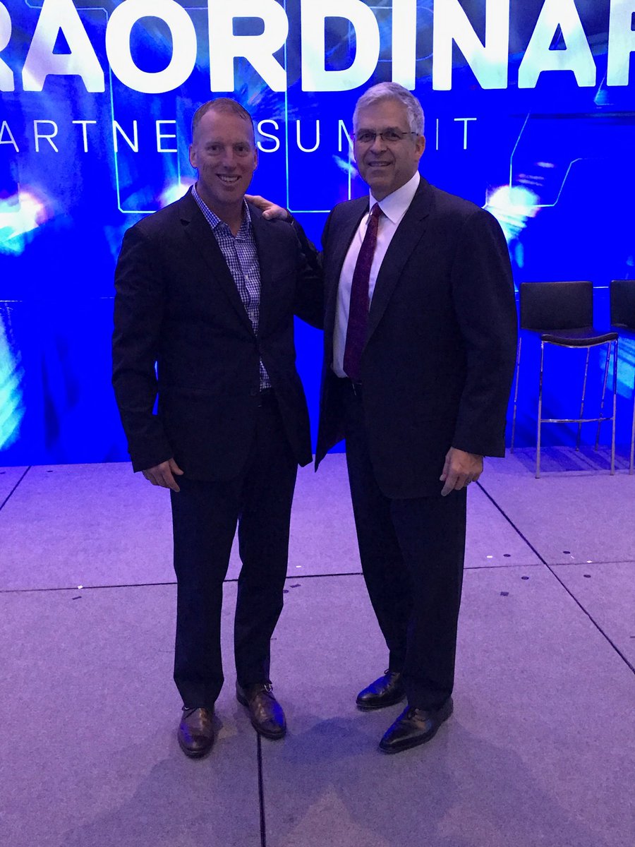mikesharun's tweet photo. At Dell partner summit with Kevin Connolly.  Thanks to all our partners for supporting Dell #dellEMCCPS https://t.co/YH9dHbpHfE