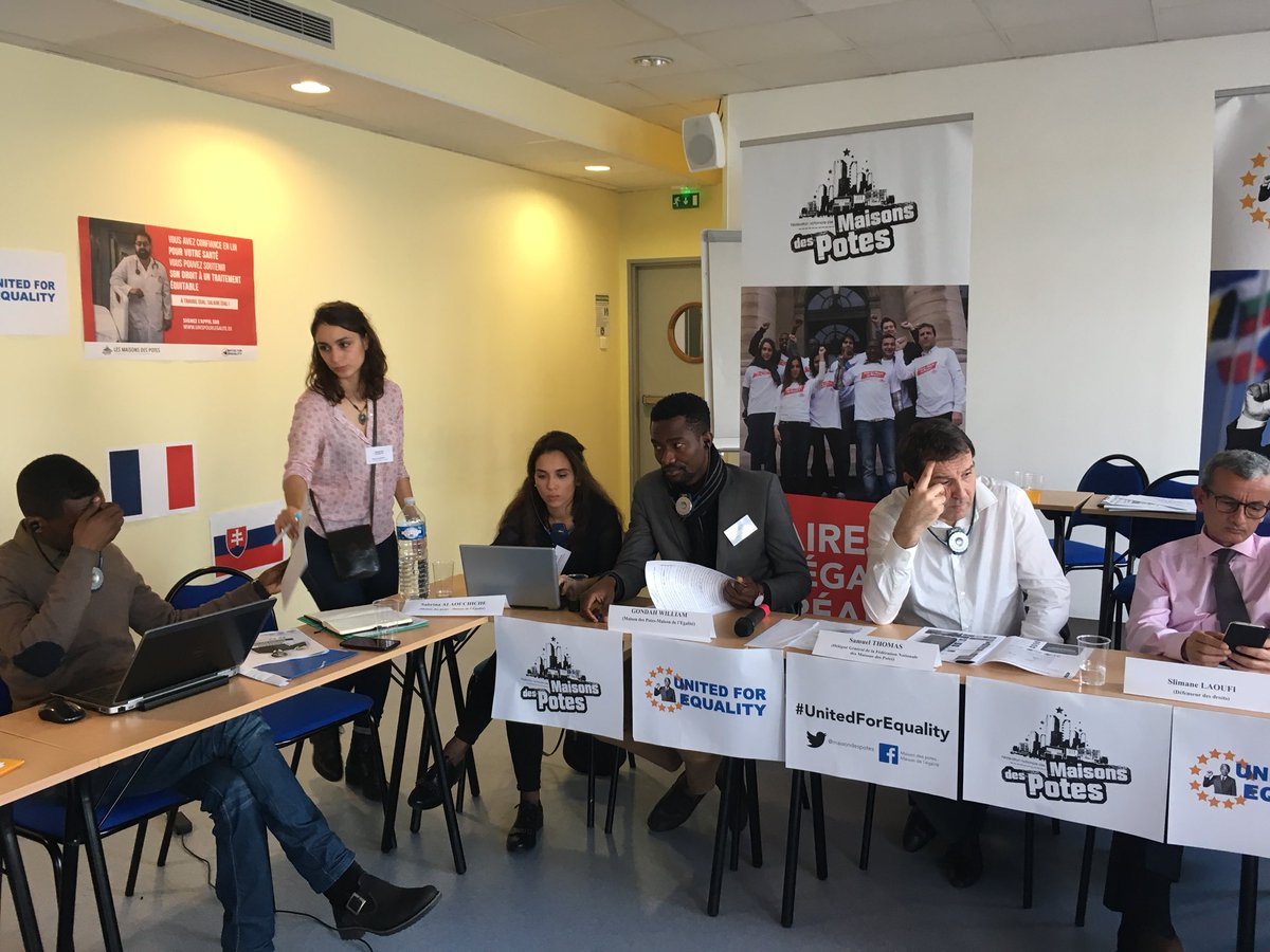 maisondespotes's tweet photo. 1 ère table ronde autour de la politique d’immigration #UnitedForEquality https://t.co/yj1X9j34qy