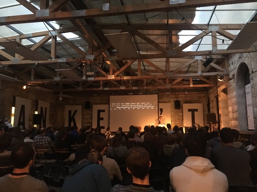 glenmaddern's tweet photo. Love the idea of falling back to fully static pages unless an βadvanced browsersβ media query passes from @sonniesedge at #CSSConfBp17 https://t.co/PJNyCvTo2k