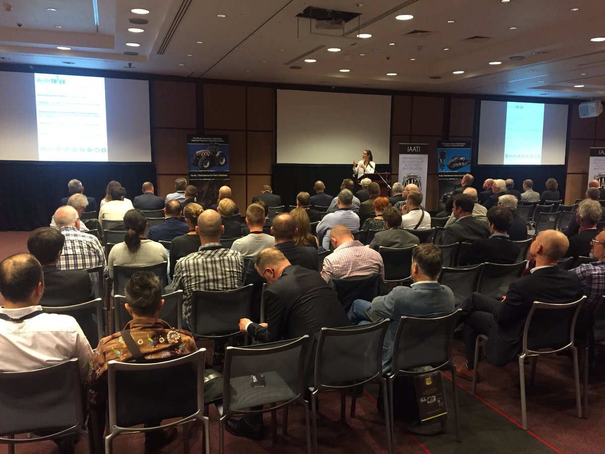 _MisterTrack's tweet photo. Presentation of #MisterTrack #trackers at the #IAATI seminar

#autotheft
#cartheft
#Vehiclecrime
#trackergps
#investigator
#besttracker https://t.co/2UKFrvKdAr