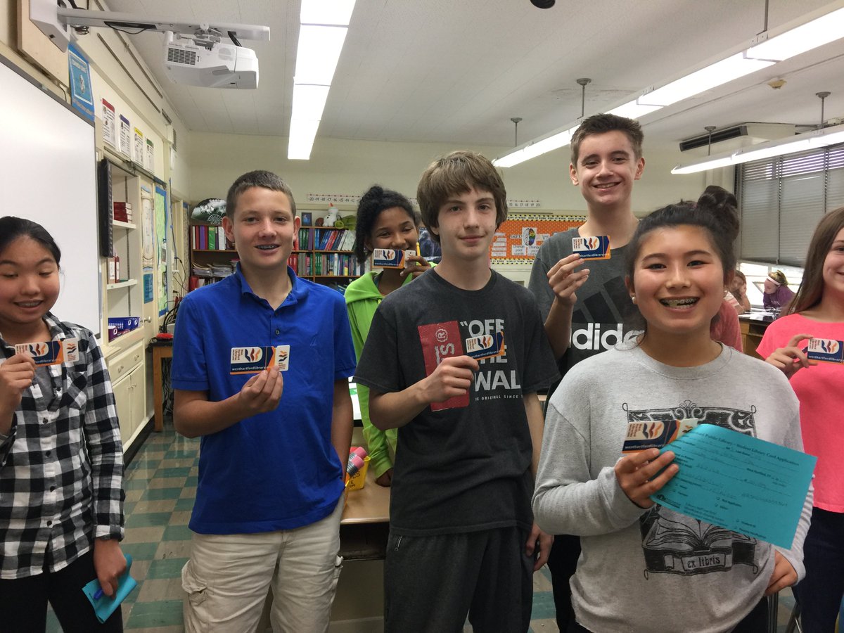 kingphiliplib's tweet photo. 156 ! 8th graders got their 1st WH Public Library  card today , thanks to #WHPL https://t.co/h7jGu3CpJY